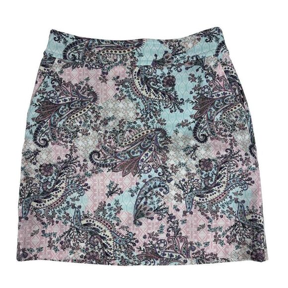 Talbots Paisley Skirt size 10P - Picture 1 of 6